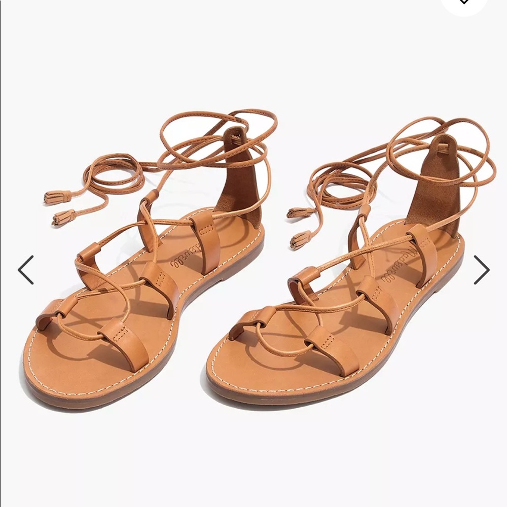 Madewell boardwalk lace up sandal